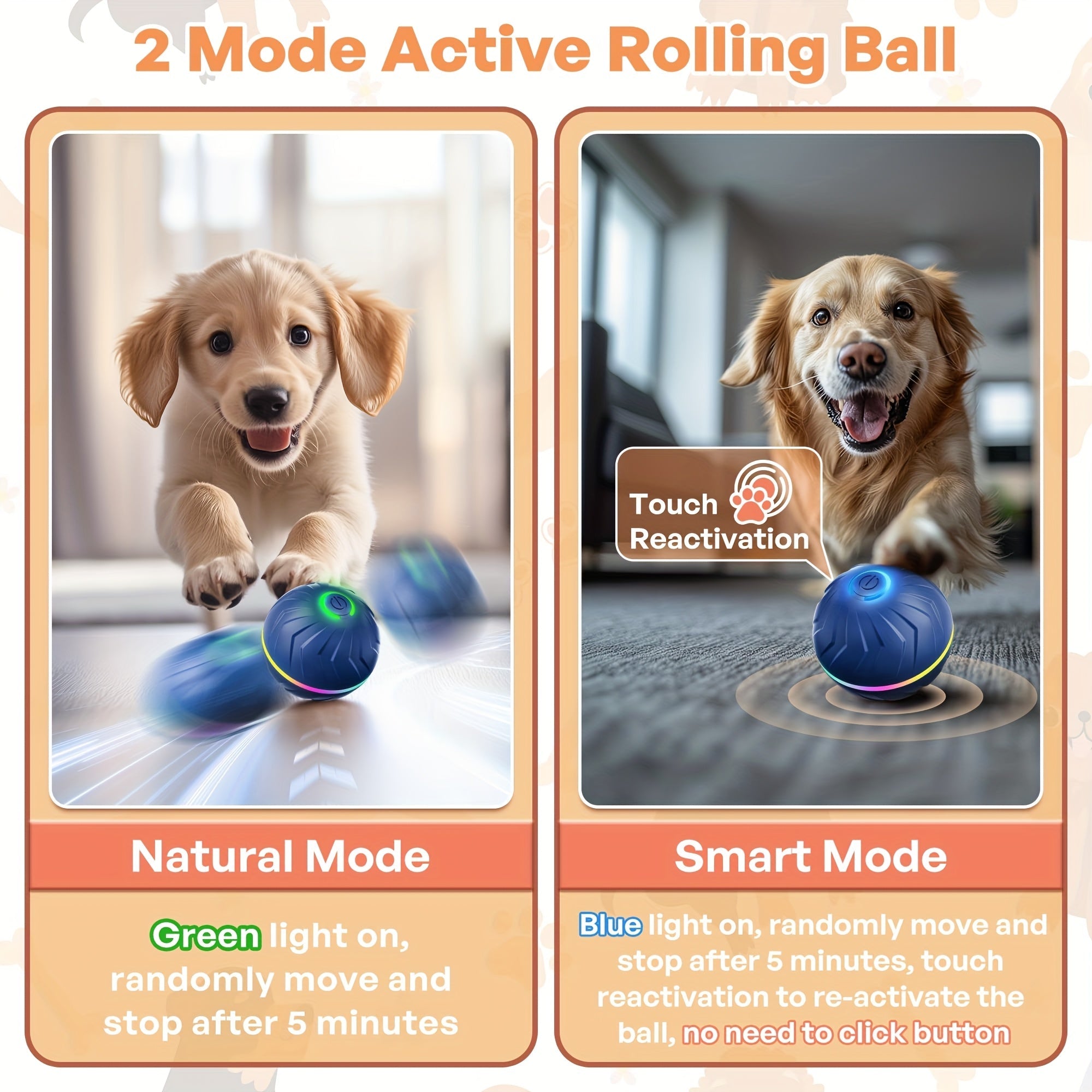 Motion - Activated Bouncing Ball for Dogs - HazMarket