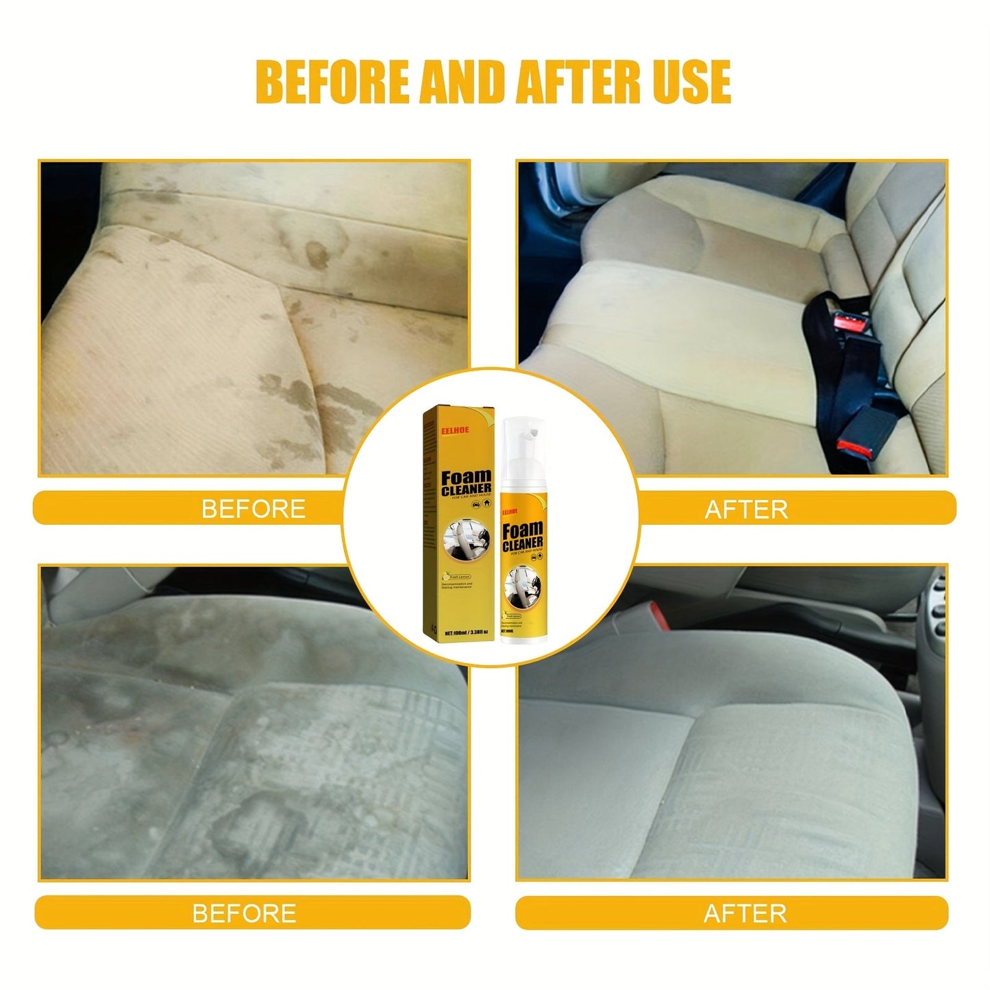 Multi - Purpose Car Foam Cleaner - HazMarket