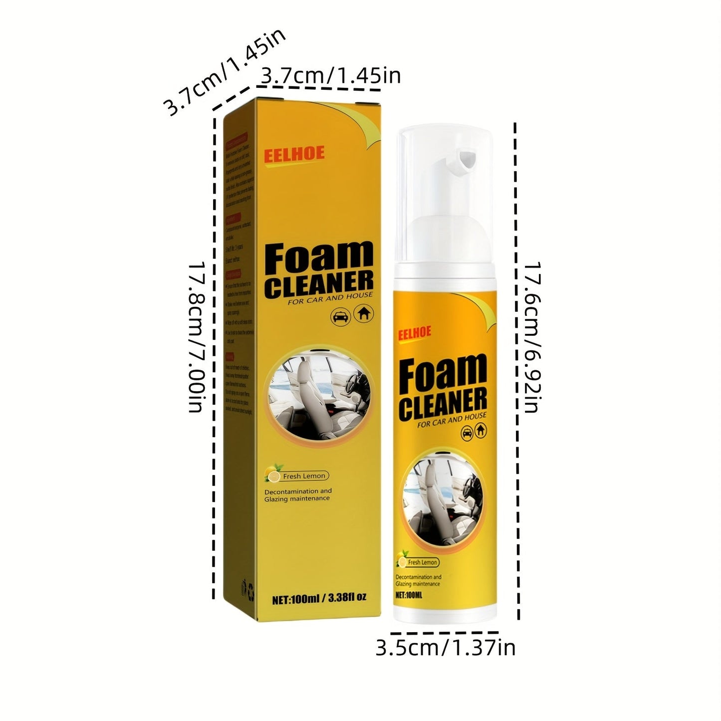 Multi - Purpose Car Foam Cleaner - HazMarket