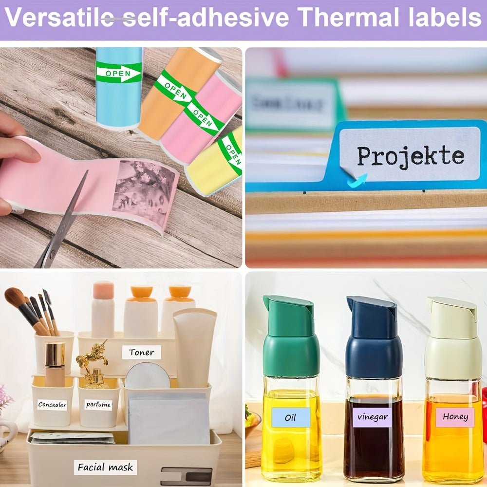 Self - Adhesive Paper Compatible with Mini Wireless Printers - HazMarket