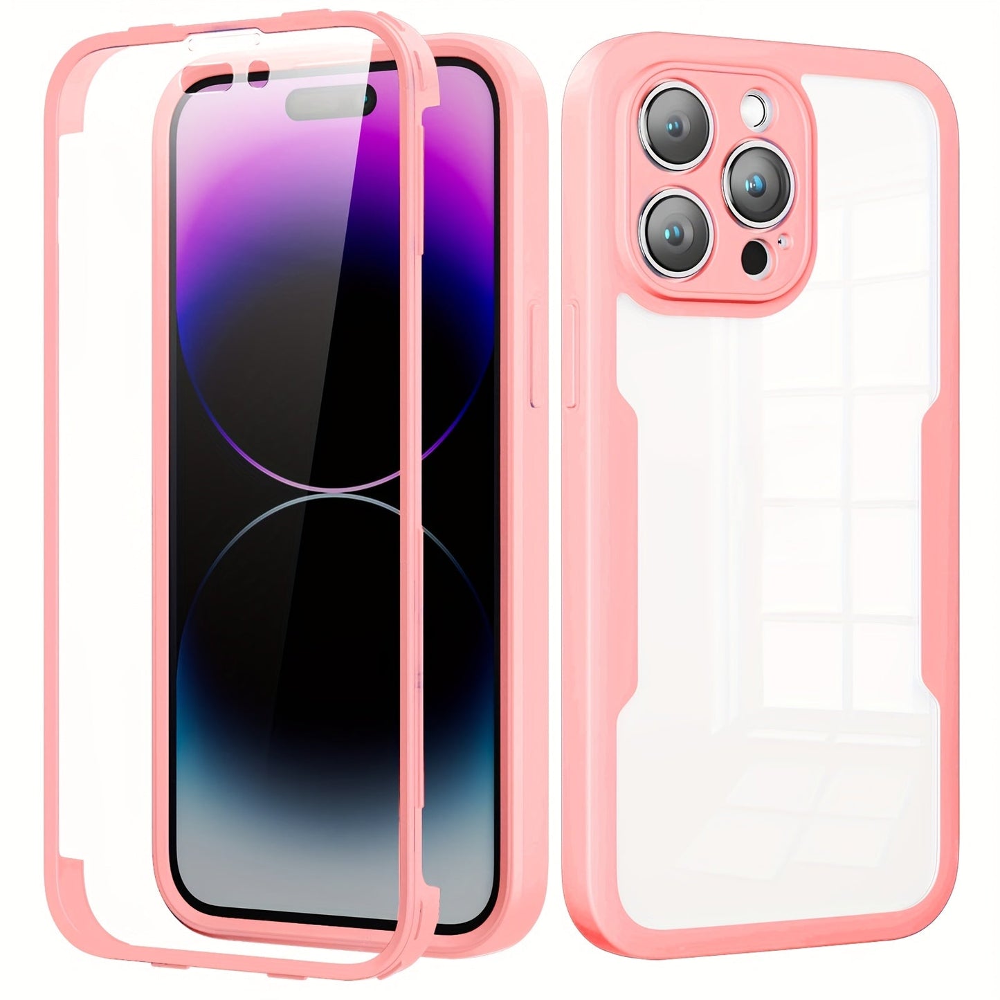 Shockproof 360° Screen Protector iPhone Case - HazMarket