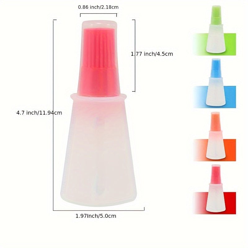 Silicone Oil Brush with Integrated Bottle - HazMarket