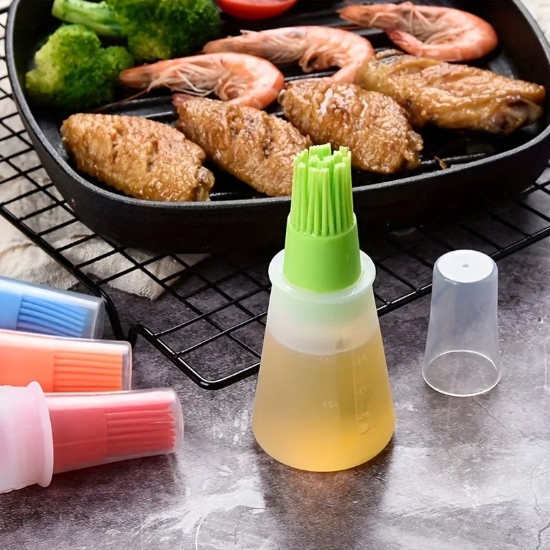 Silicone Oil Brush with Integrated Bottle - HazMarket
