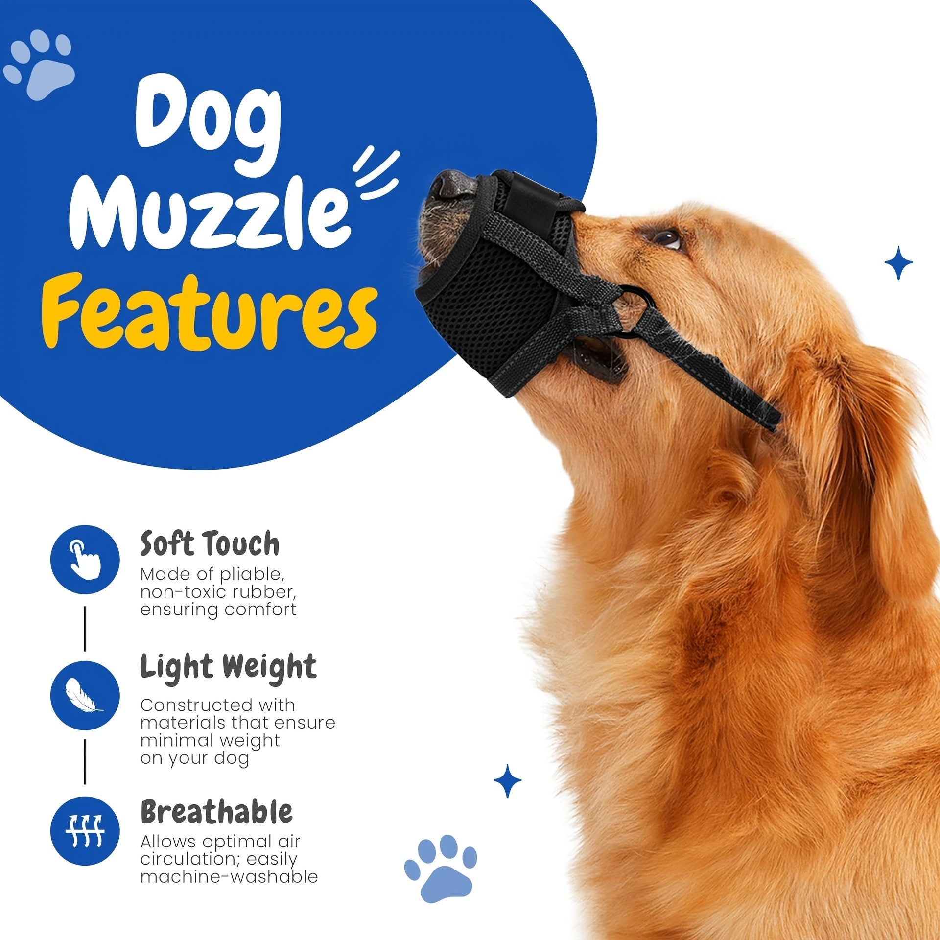 Soft Bite - Proof Muzzle for Dogs - HazMarket