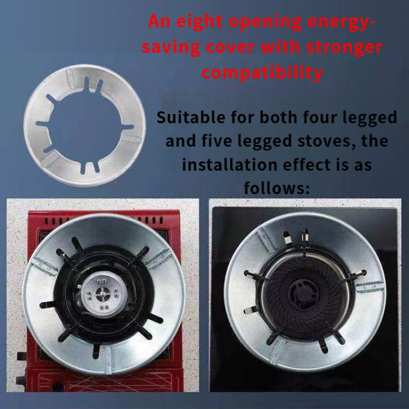 Stainless Steel 8 - Hole Kitchen Gas Stove Cover - HazMarket