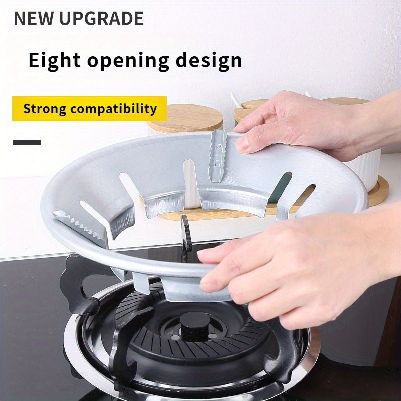 Stainless Steel 8 - Hole Kitchen Gas Stove Cover - HazMarket