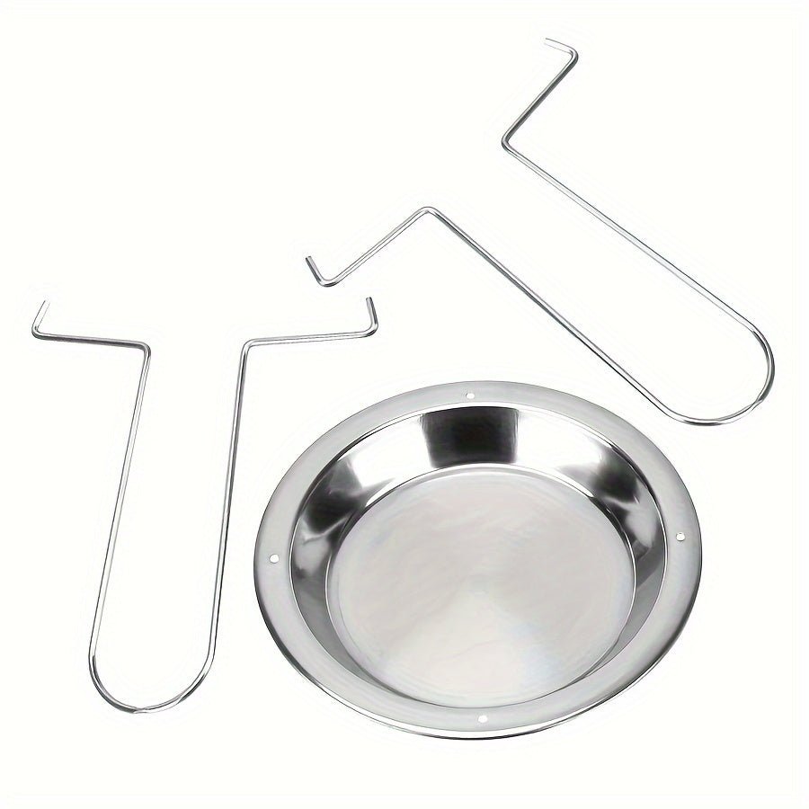 Stainless Steel Roasting Stand with Drip Pan for Grill and Oven - HazMarket