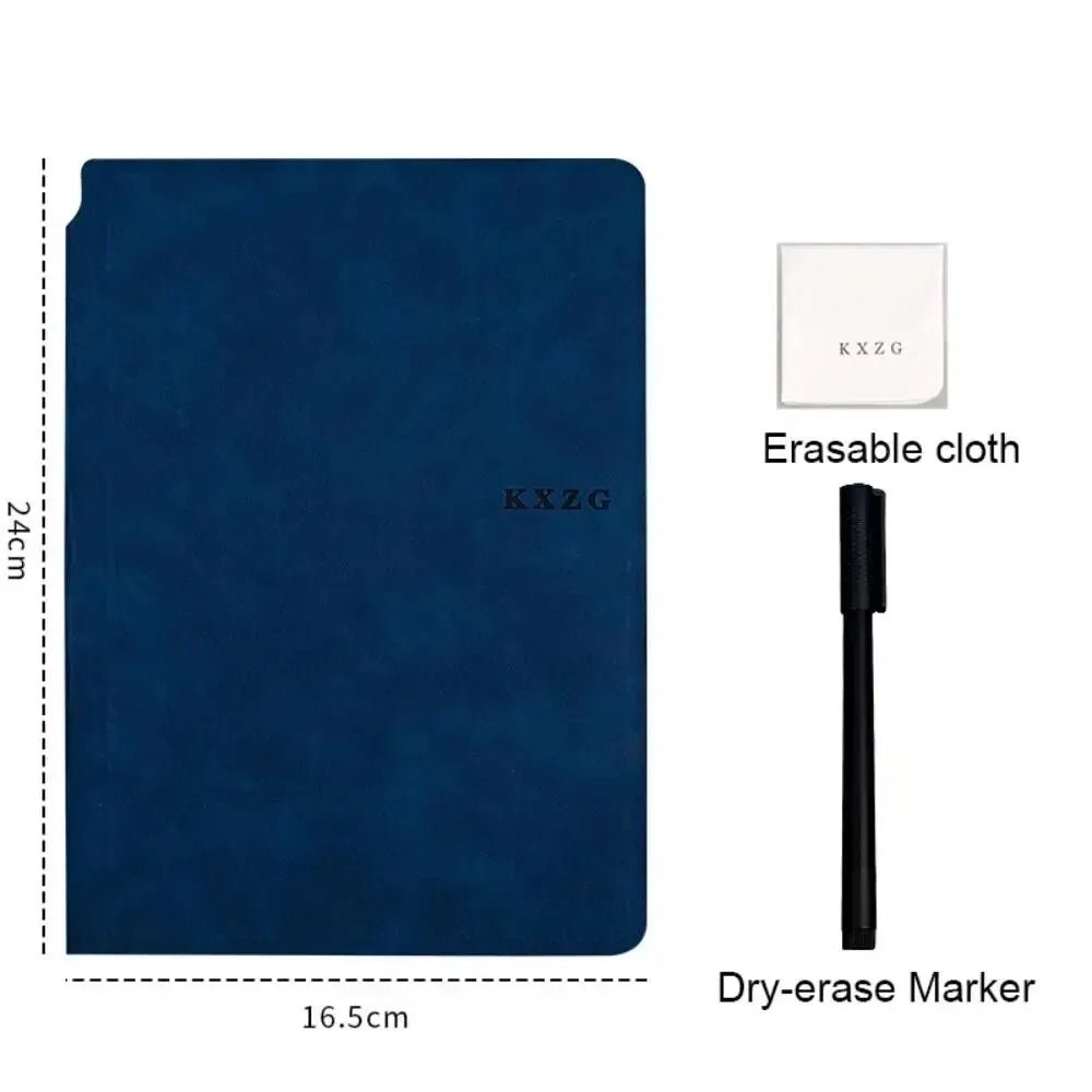 Whiteboard Notebook with Pen and Erasing Cloth - HazMarket