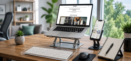 Mobile Phone Keyboard Notebook Stand