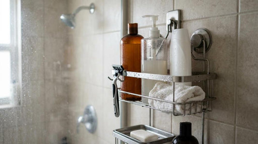 Shower Caddies for Shared Baths and Small Home Spaces