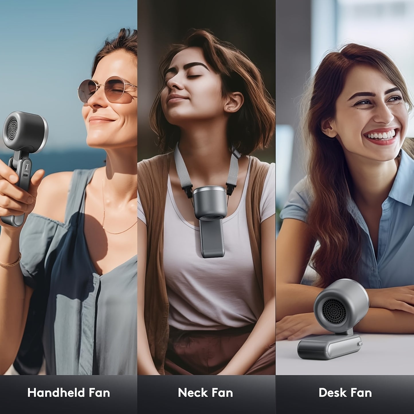 Mini Fan with Digital isplay