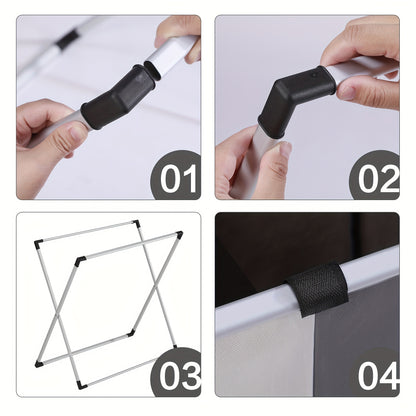 3-Color Large Capacity Laundry Basket