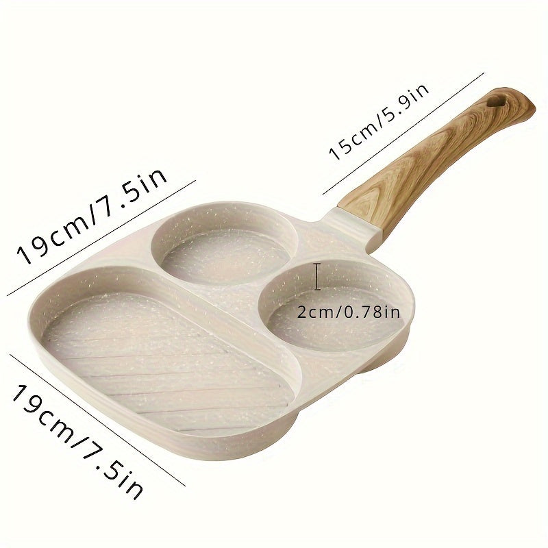 Multi-Section Nonstick Skillet Pan