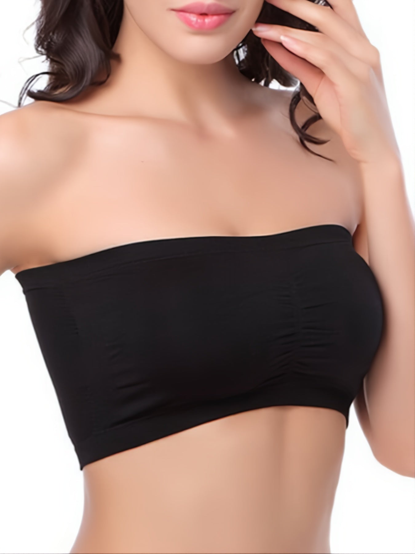 3 Pcs Comfortable Double-layer Strapless Bra