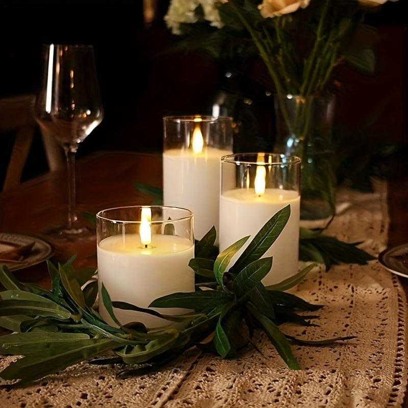 3pcs Flameless LED Electronic Candles