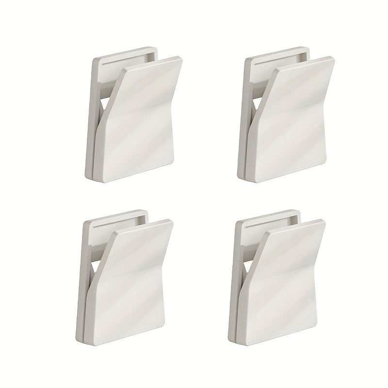 Set of 4 Wall-Mounted Storage Clip Organizer
