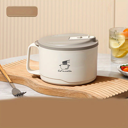 Stainless Steel Instant Noodle Bowl With Cover