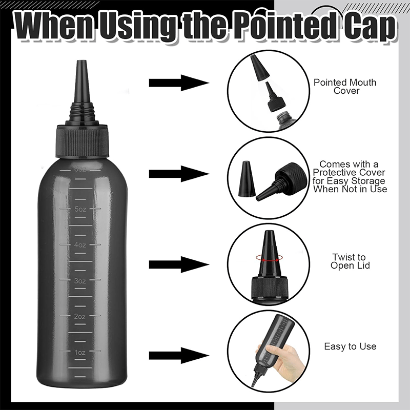 Refillable Spray Bottle, Comb Applicator & Squeeze Bottle Kit