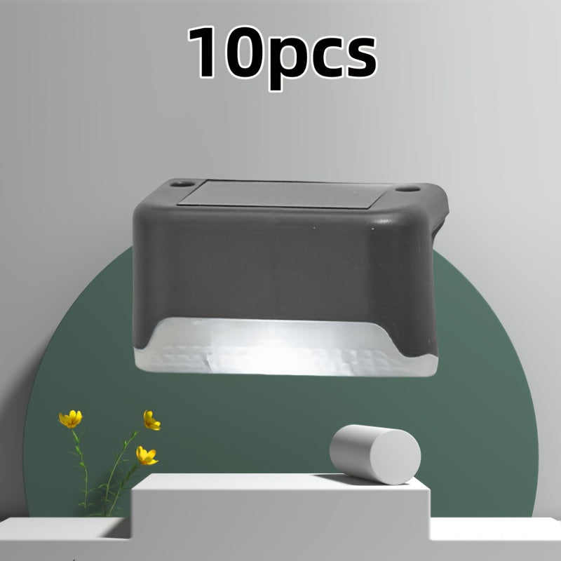 10pcs Solar Step Outdoor Lights