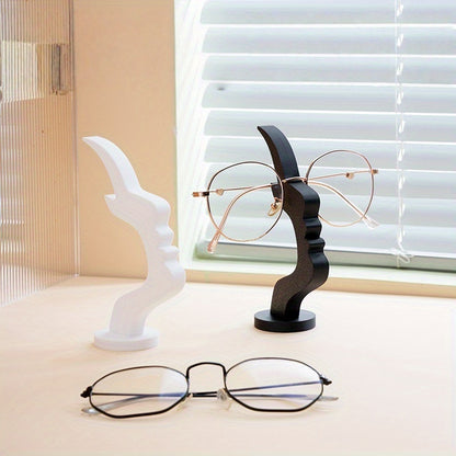 Curved Eyeglass Stand with Non-Slip Base