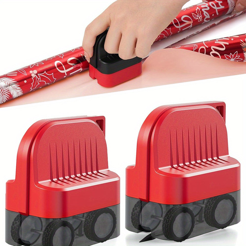 Portable Wrapping Paper Cutter with Wheels