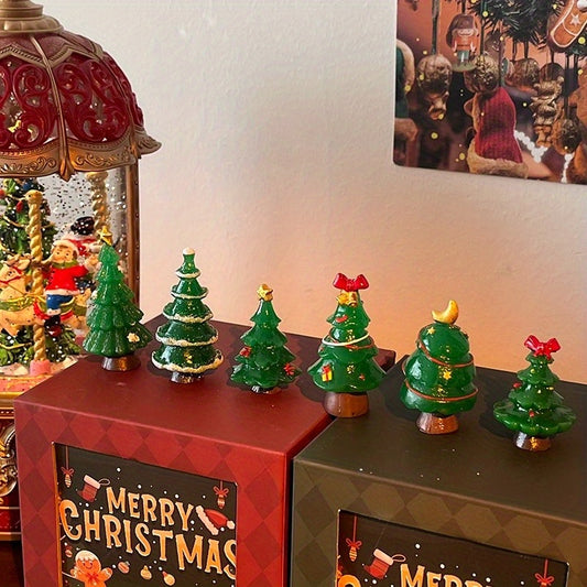 5 Sets Mini Christmas Trees