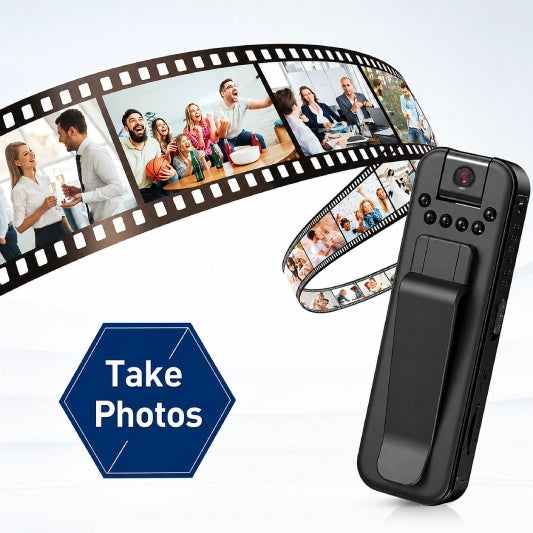 1080P Full HD Wearable Action Camera with Night Vision