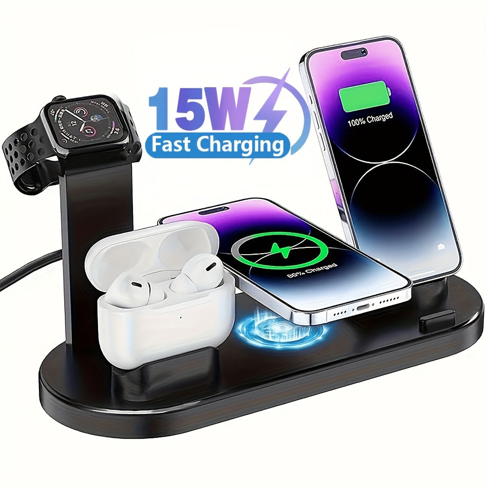 6-in-1 Wireless Fast Charger