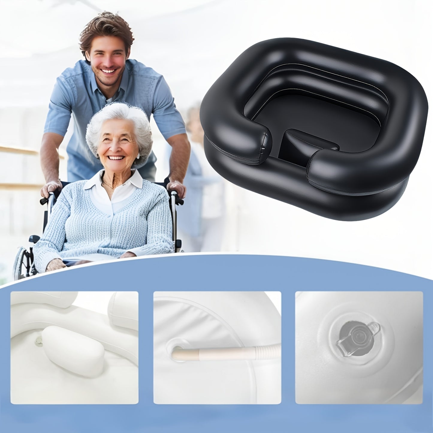 Portable Inflatable Hair Washing Basin
