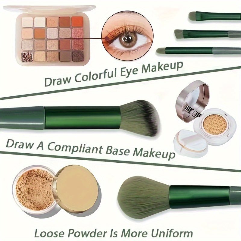 13Pcs Soft Makeup Brush Set - HazMarket
