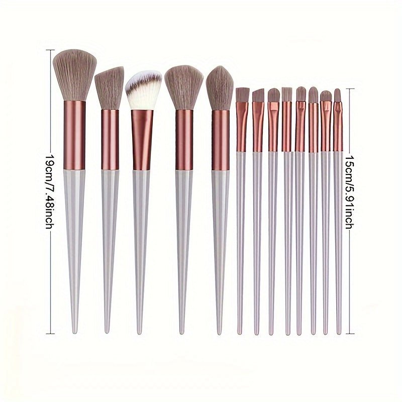 13Pcs Soft Makeup Brush Set - HazMarket