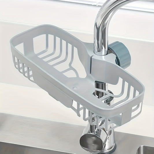 Adjustable Plastic Kitchen Sink Caddy Sponge Holder