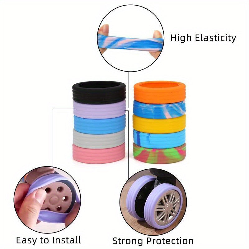 Silicone Luggage Wheels Protector