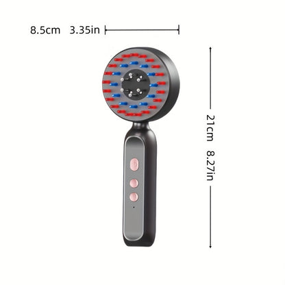 Portable Electric Scalp Massager with Essential Oil Applicator