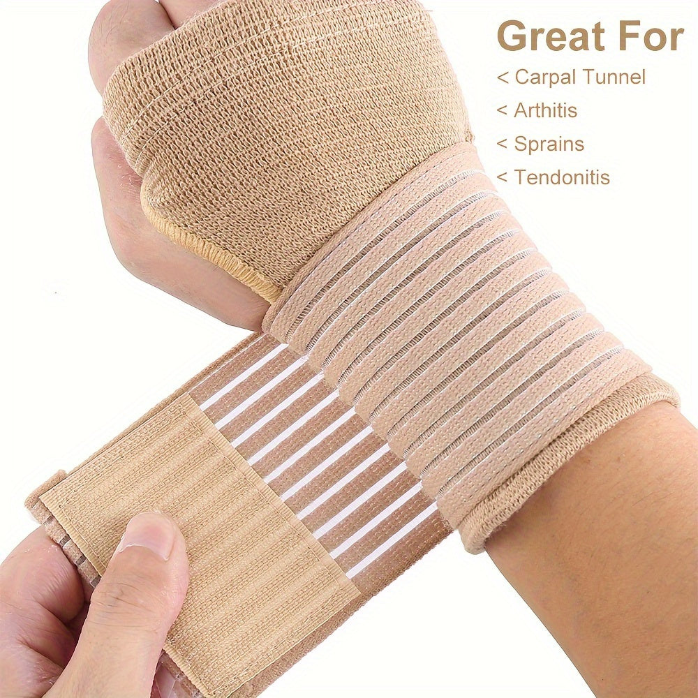 2pcs Wrist And Hand Bandage Sleeve For Men And Women