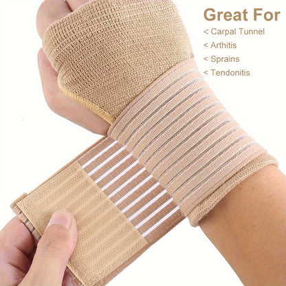 2pcs Wrist And Hand Bandage Sleeve For Men And Women