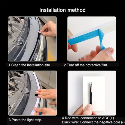 Universal 12V Car Hood Light Strip
