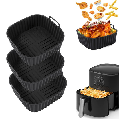 1pc Reusable Silicone Air Fryer Liners