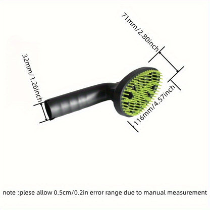 Soft Bristle Pet Hair Removal Brush Attachment for Vacuum Cleaners