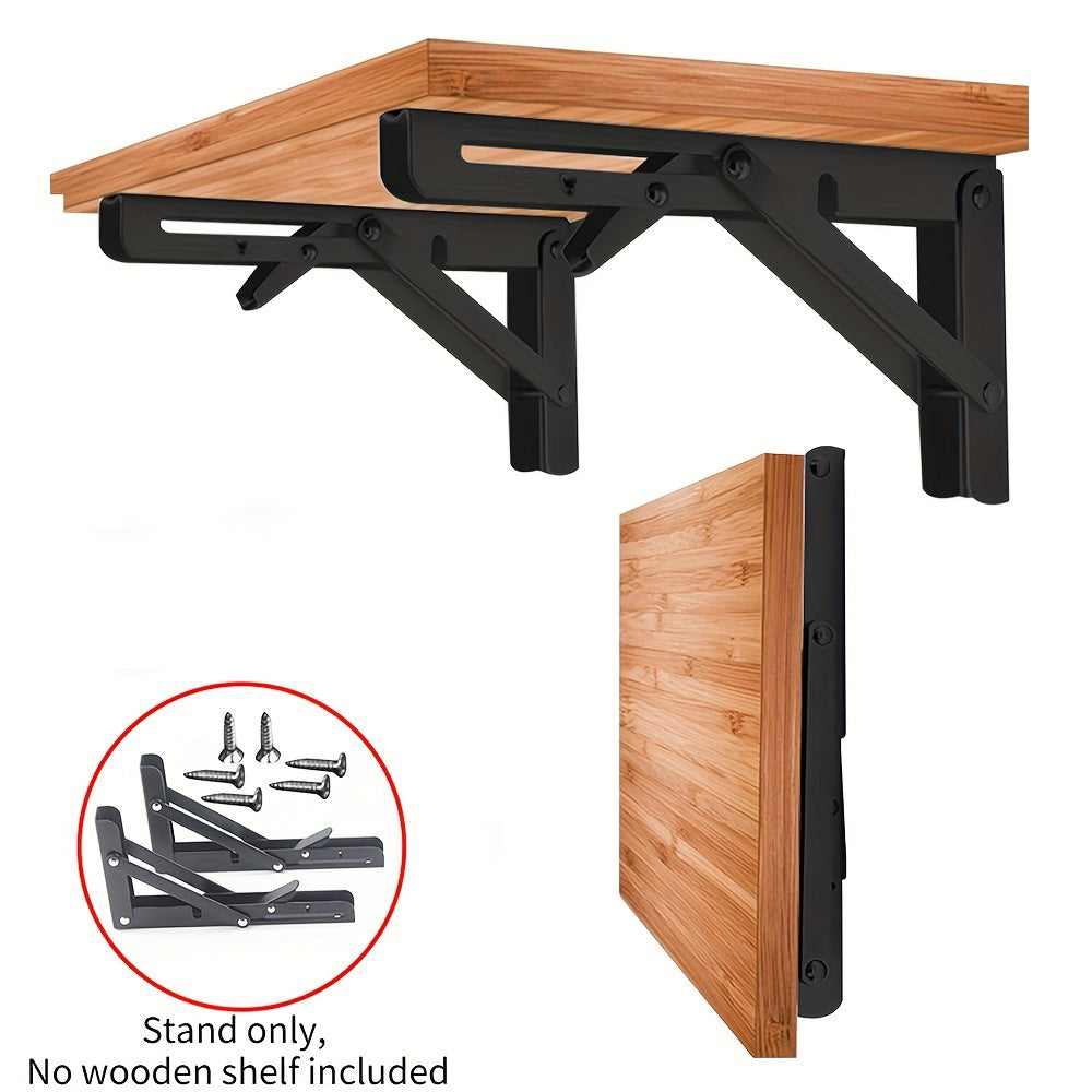Heavy-Duty Adjustable Folding Brackets 2pcs