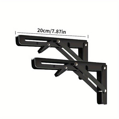 Heavy-Duty Adjustable Folding Brackets 2pcs