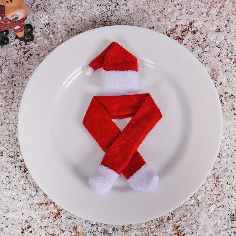 2pcs/set Christmas Bottle Decoration