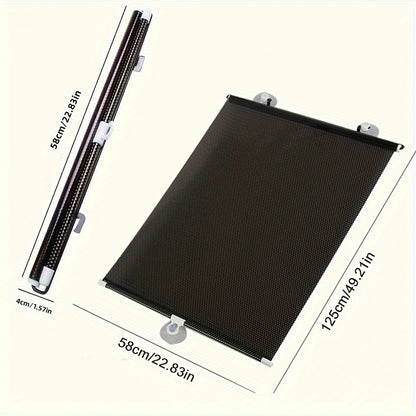 Insulated PVC Windshield Shade for Internal Cooling and Sun Protection