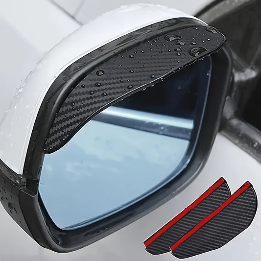 2pcs Car Rearview Mirror Rain Shield