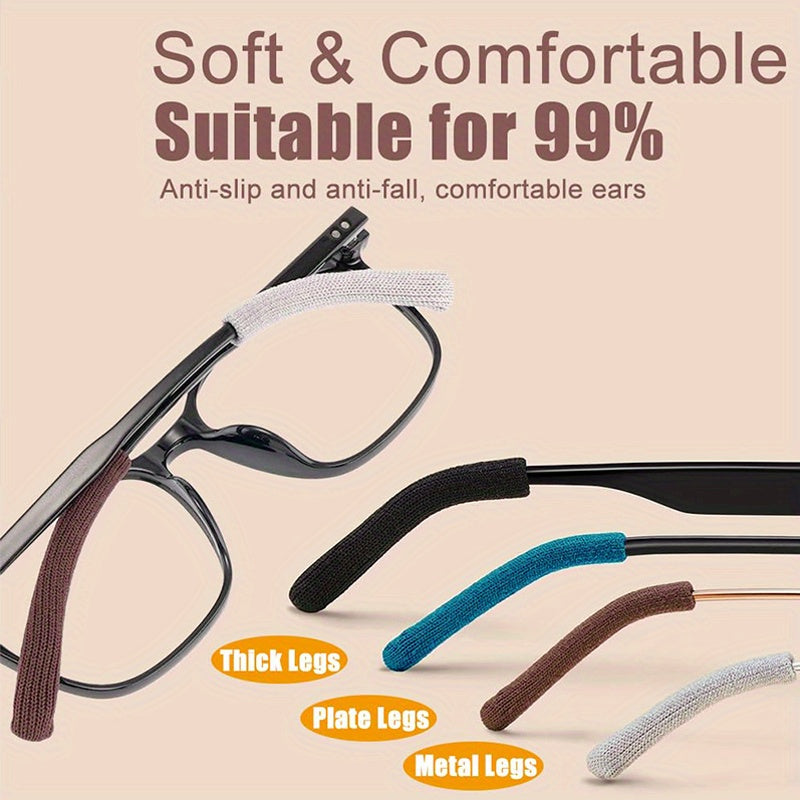 4pcs Anti-Slip Elastic Eyeglass Ear Pads