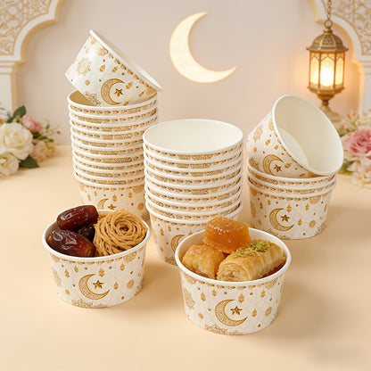 10pcs Ramadan Paper Bowl