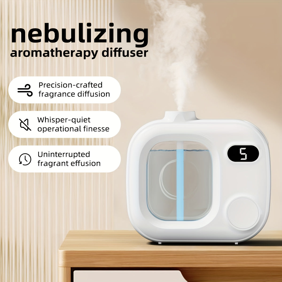 Smart Aroma Diffuser with 5 Adjustable Timer Settings