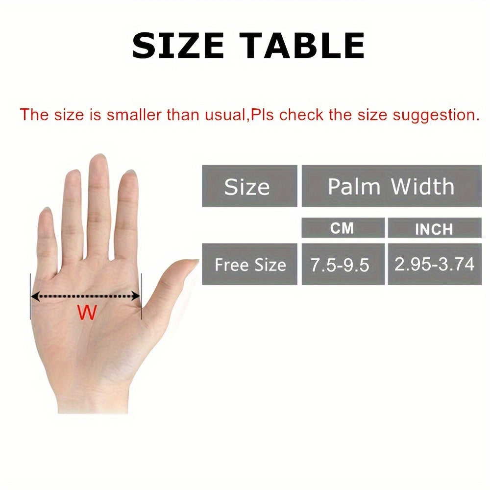 2 Pairs Women's Lightweight Stretch Gloves