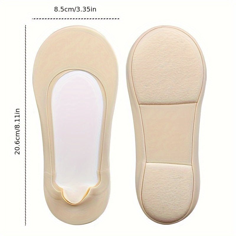 1pair 3D Arch Massage Comfortable And Breathable Invisible Socks - HazMarket