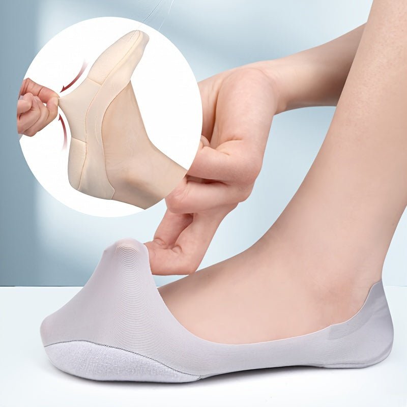 1pair 3D Arch Massage Comfortable And Breathable Invisible Socks - HazMarket